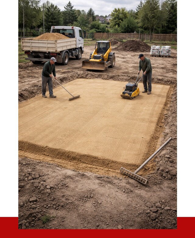 Устройство песчаной подушки в волжском от 4559 р. ПРОНЕРУДВлж