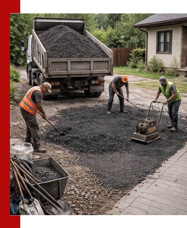 Асфальтовая крошка для двора с доставкой в волжском